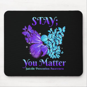 Mousepad Mantenha-Se À Sua Consciência Suicida Semicolon