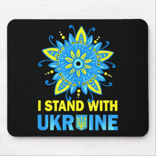 Mousepad Mantenha-Se Com A Ucrânia A Bandeira Anti-Putin No