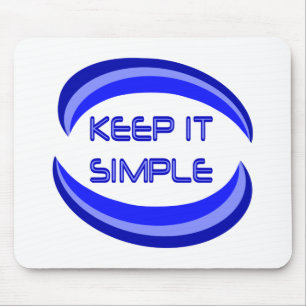 Mousepad Mantenha uma citação simples do slogan de recupe