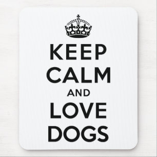 Mousepad Manter Cachorros Calmos e Apaixonados