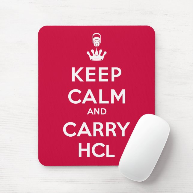 Mousepad Manter Calmo e HCl Carregar (Com mouse)