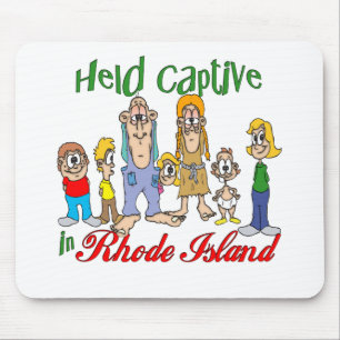 Mousepad Mantida cativa na Ilha Rhode
