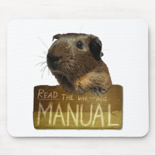 Mousepad Manual da cobaia