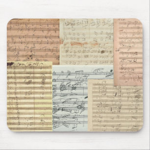 Mousepad Manuscritos da música de Beethoven