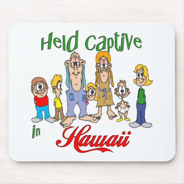 Mousepad Mão cativa no Havaí (Frente)