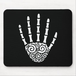 Mousepad Mão de Esqueleto Espiral