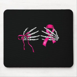 Mousepad Mão de Esqueleto Verifique Seu S Funny Survivor Câ