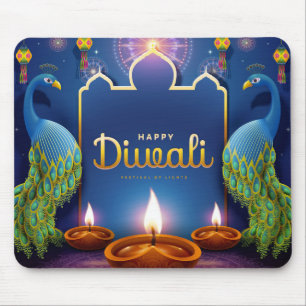 Mousepad Mão de rato de Diwali