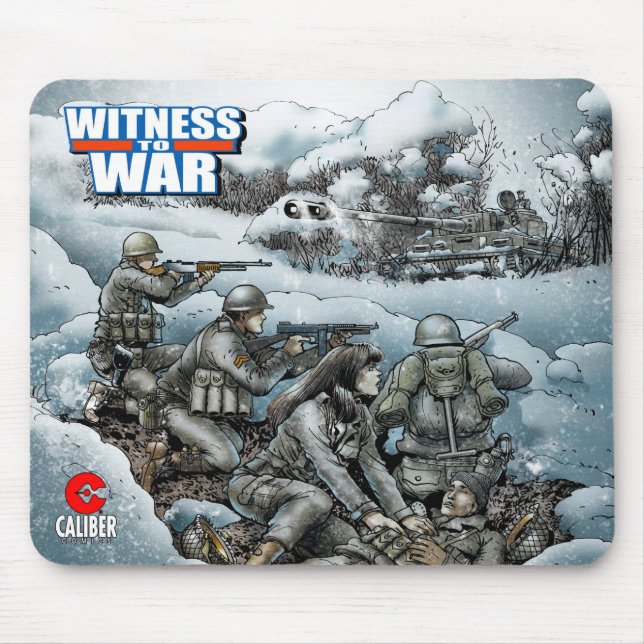 Mousepad Mão de rato de Testemunha à Guerra (Frente)