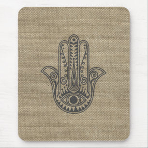 Mousepad Mão do símbolo da fatima amuleto HAMSA