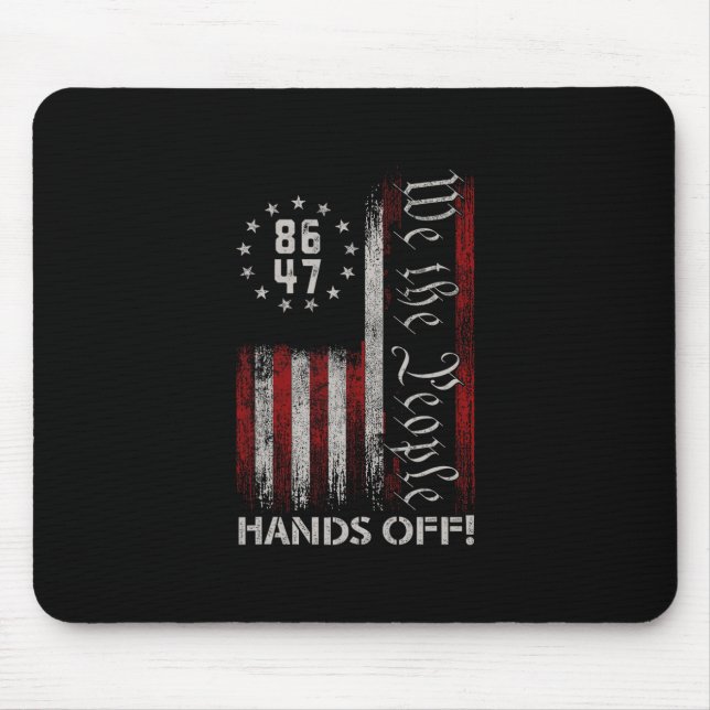 Mousepad Mãos Fora do Protesto do Medicare Medicaid da Prev (Frente)