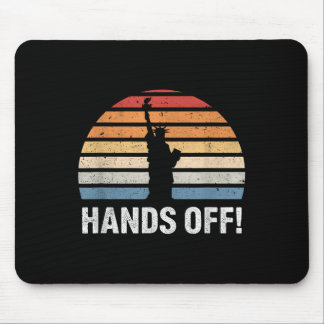 Mousepad Mãos Para Fora Da Estátua De Protesto Da Liberdade