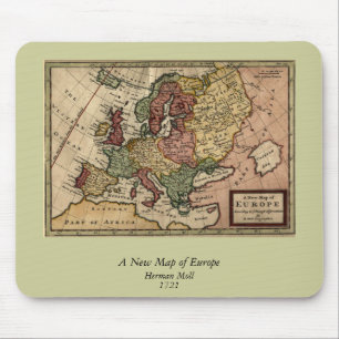 Mousepad Mapa 1721 de Europa