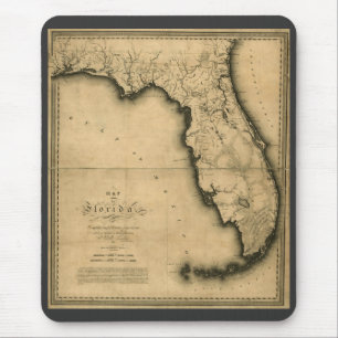 Mousepad Mapa 1823 de Florida