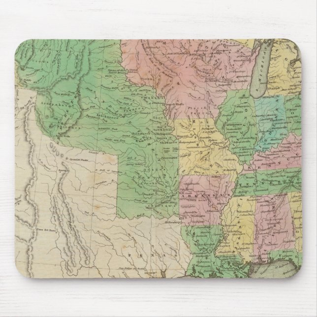Mousepad Mapa 2 dos Estados Unidos (Frente)