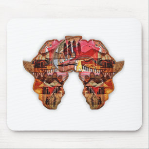 Mousepad Mapa Africano: Celebrar a Estação com a Cultura