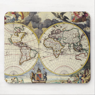 Mousepad Mapa antigo antigo inspirado (4)