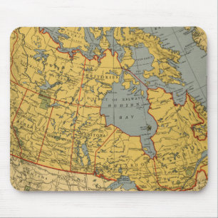 Mousepad Mapa antigo do Canadá
