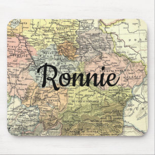 Mousepad Mapa Antiquado Europeu