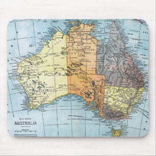 Mousepad MAPA: AUSTRÁLIA, c1890