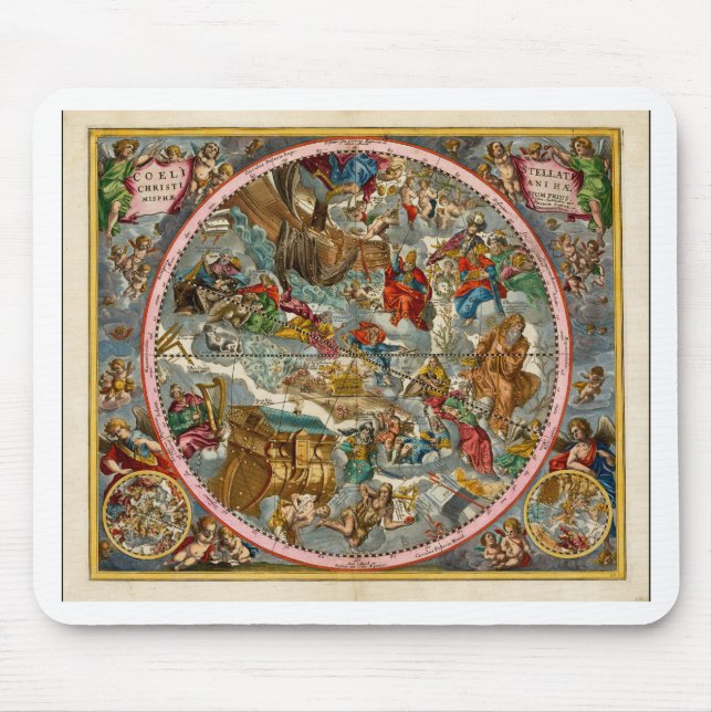Mousepad Mapa Celestial Antiquado I (Frente)