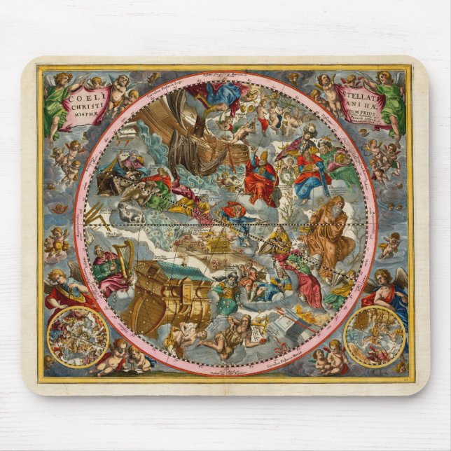 Mousepad Mapa Celestial Antiquado I (Frente)