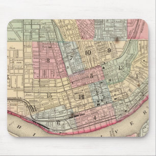 Mousepad Mapa Cincinnati de Mitchell