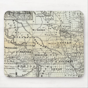 Mousepad Mapa correto de Dakota