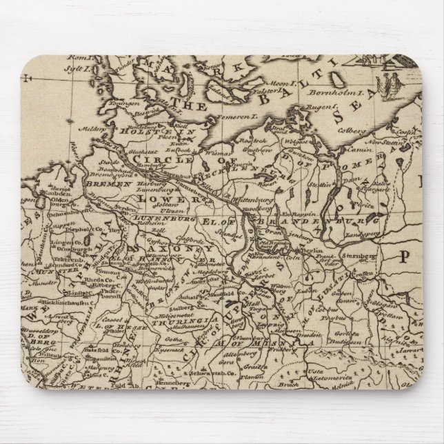 Mousepad Mapa da Alemanha (Frente)