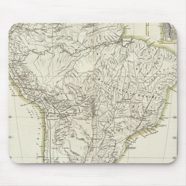 Mousepad Mapa da América do Sul 3 (Frente)