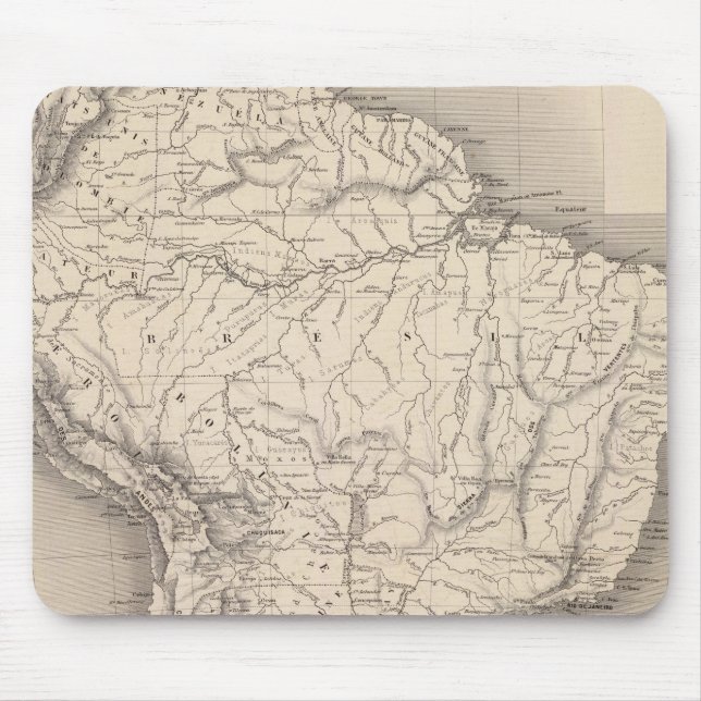 Mousepad Mapa da América do Sul 4 (Frente)