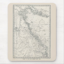 Mousepad Mapa da área de recife da barreira do Excelente