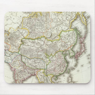 Mousepad Mapa da Ásia Gravado