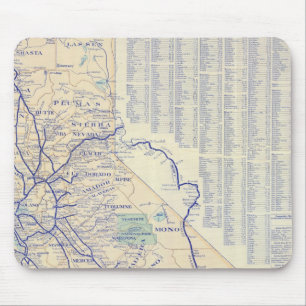 Mousepad Mapa da Califórnia 4