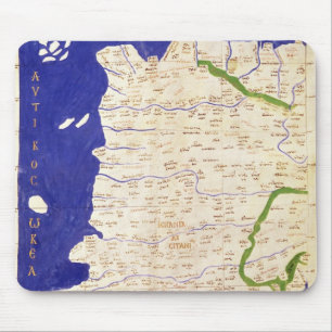 Mousepad Mapa da espanha e do Portugal, 'de Geographia