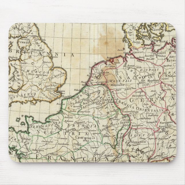 Mousepad Mapa da Europa gravado (Frente)