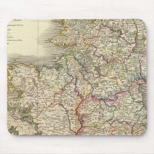 Mousepad Mapa da Irlanda (Frente)