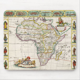Mousepad Mapa da nova África de África