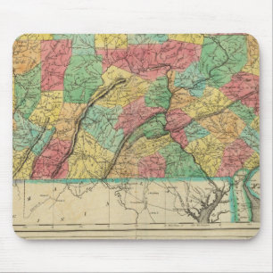 Mousepad Mapa Da Pensilvânia