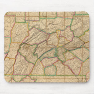 Mousepad Mapa da Pensilvânia