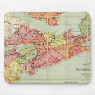 Mousepad Mapa da província de Nova Escócia 4 de Mackinlay