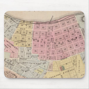 Mousepad Mapa da Red Wing, Condado de Goodhue, Minnesota