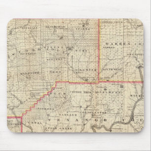 Mousepad Mapa da Região Petrolífera da Pensilvânia
