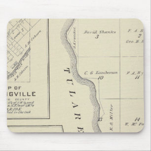 Mousepad Mapa da Seção do Condado de Tulare T22S R22E