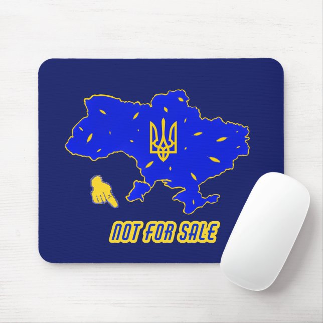 Mousepad Mapa da Ucrânia (Com mouse)