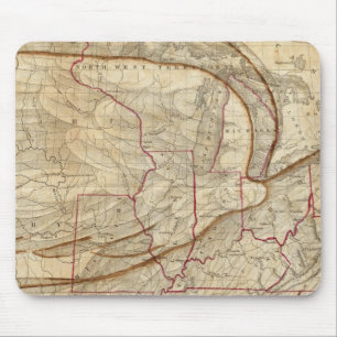 Mousepad Mapa das Águias dos Estados Unidos