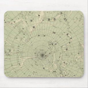Mousepad Mapa das estrelas da região polar norte