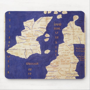 Mousepad Mapa das ilhas britânicas, 'de Geographia