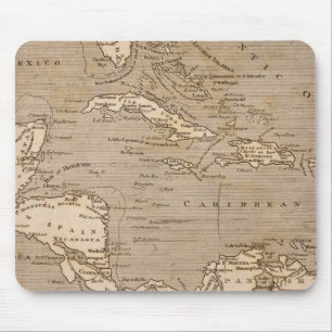 Mousepad Mapa das Índias Ocidentais por Arrowsmith