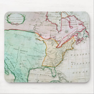 Mousepad Mapa de America do Norte